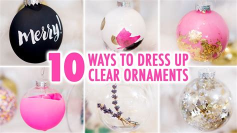 10 Ways To Diy A Clear Ornament Hgtv Handmade Youtube
