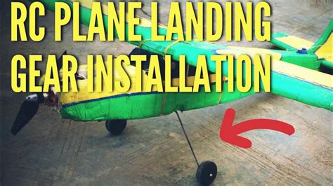 Rc Plane Landing Gear Installation Youtube