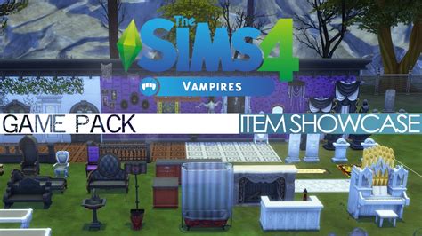 The Sims 4 Vampires Game Pack Item Showcase Youtube