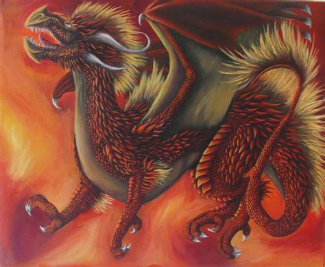 Red Dragon Full Piece By Dianadragon On Deviantart