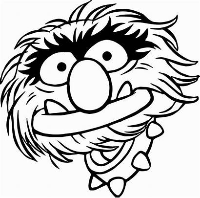 Muppets Coloring Animal Muppet Space Animals Svg
