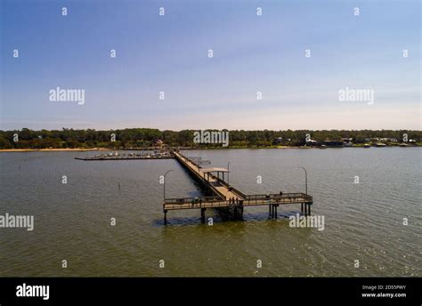 The Fairhope Alabama Municipal Pier Stock Photo Alamy
