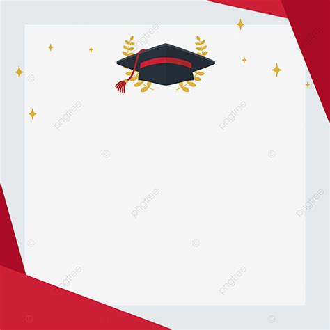 Award Certificate Clipart Vector Red Graduation Certificate Award