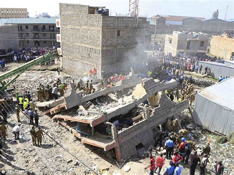 Dozens Missing Feared Trapped Or Dead After Building Collapse In Nairobi Daily Mail Online