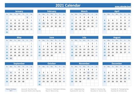 2021 2022 2023 Federal Holidays List And Calendars