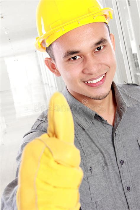 Handsome Worker Stock Photo Image Of Thumb Architect 28244116