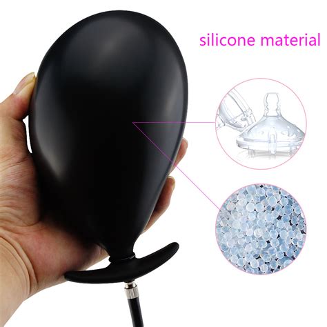 Amazon Hot Sale Silicone Inflatable Butt Plug Anal Toys Adult Sex Toys