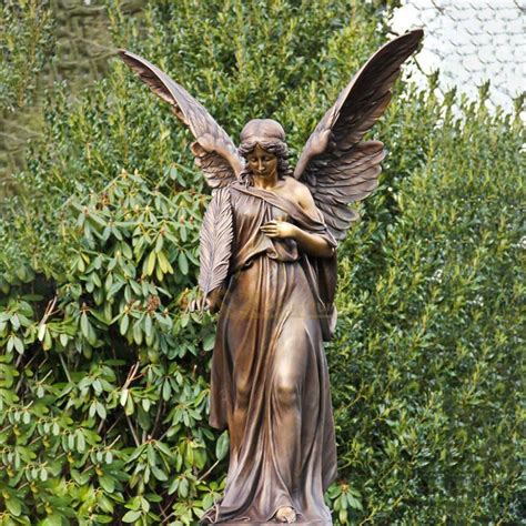 Metal Craft Bronze Weeping Tombstone Angel Statues