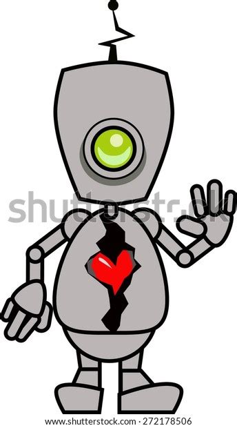 Romantic Robot Heart Stock Vector Royalty Free 272178506 Shutterstock