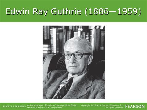 Ppt Edwin Ray Guthrie Powerpoint Presentation Free Download Id9233150
