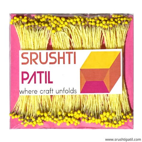 Yellow Pollen Small 10 Pcs Srushti Patil