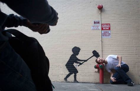Banksy Makes New York His Gallery For A Month The New York Times