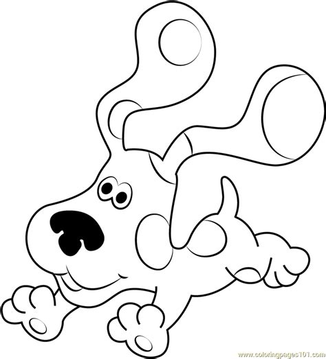 Blue Clues Coloring Page - Free Blue's Clues Coloring Pages : ColoringPages101.com