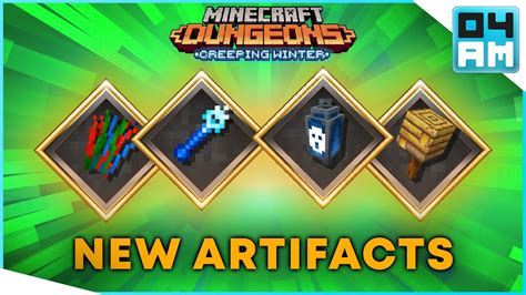 All New Artifacts Showcase And Where To Find Them In Minecraft Dungeons