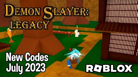 Roblox Demon Slayer Legacy New Codes July 2023 Youtube