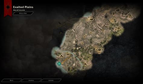 Dragon Age Inquisition Map Of Enavuris Map Cabo San Lucas
