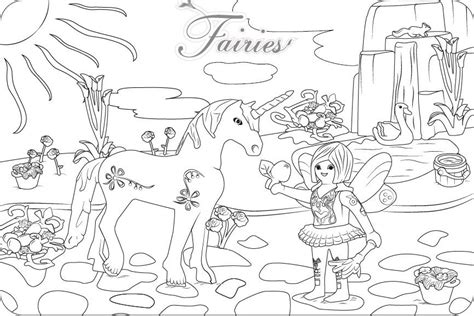 Ausmalbilder playmobil familie hauser 1ausmalbilder com. Ausmalbilder Einhorn Mit Fee | Ausmalbilder, Fee ...
