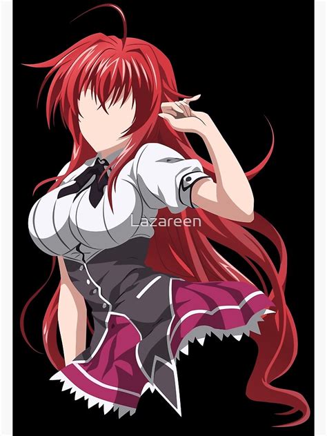 Lámina Fotográfica High School Dxd Rias Gremory De Lazareen Redbubble