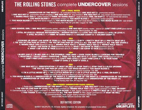 Rolling Stones Complete Undercover Sessions Definitive Edition 6cd