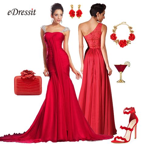 Crazeforfashion How To Accessorize A Red Prom Dress