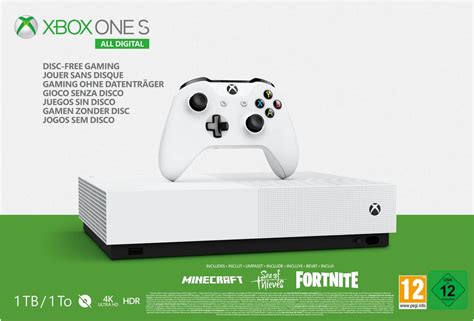Console Xbox One S All Digital 1to 3 Games Included Référence Gaming