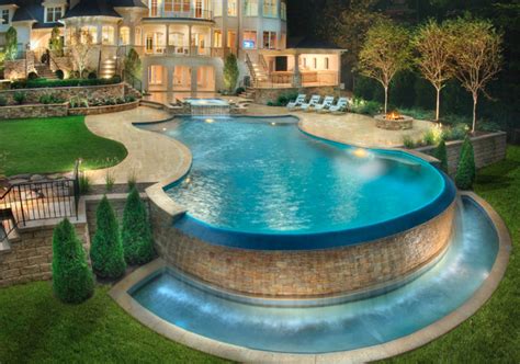 Backyard Designs With Pools Pool Swimming Backyard Yard Landscape Part Pools Landscaping Designs