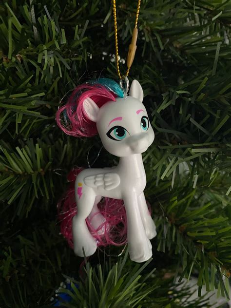 My Little Pony Ornament White Zipp Storm Figure Christmas Tree Etsy
