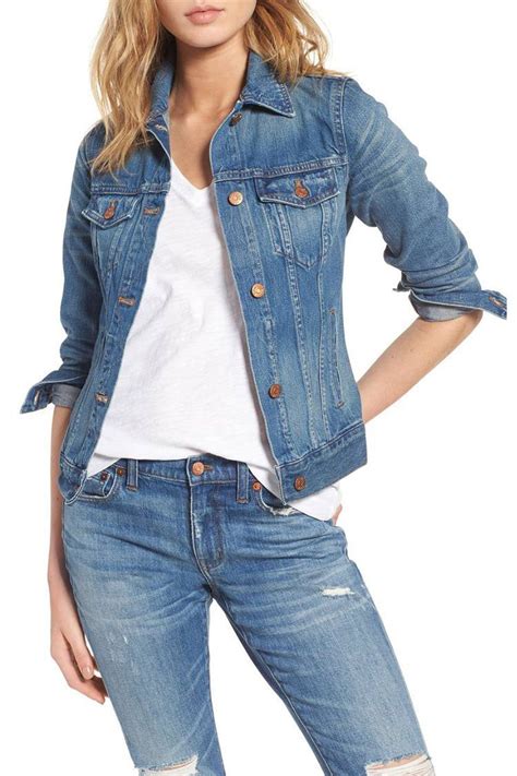 Cayman Red The Cropped Crew Jeans Jacket For Women With Sleeves Mineola