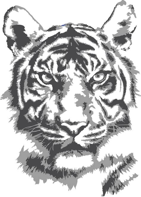 Tiger Stencil By Jen Br On Deviantart