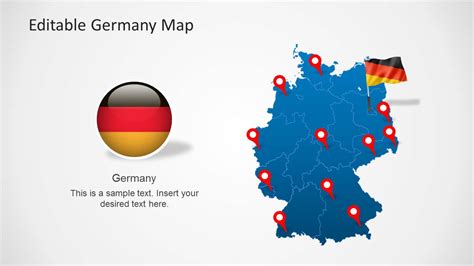 Editable Germany Map Template For Powerpoint Slidemodel