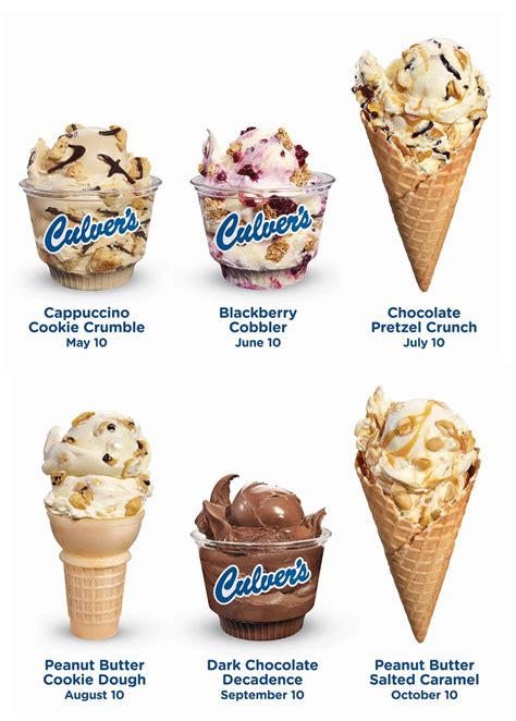 Culvers Oostburg Flavor Of The Daypost Versions