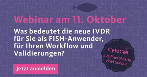 Sysmex Deutschland Auf Linkedin Cytocell Ivdr Fish Probes Webinar Ogt