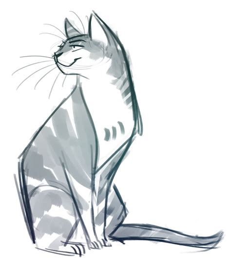 Delight In The Artistry Of Tabby Sketch Daily Cat Drawings