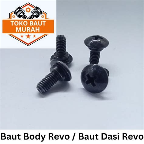 Jual Baut Body Revo Hitam Baut Dasi Honda Revo X Shopee Indonesia