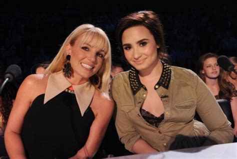 Britney Spears Demi Lovato X Factor Usa