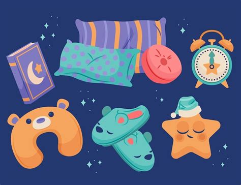 Free Vector Hand Drawn Bedtime Element
