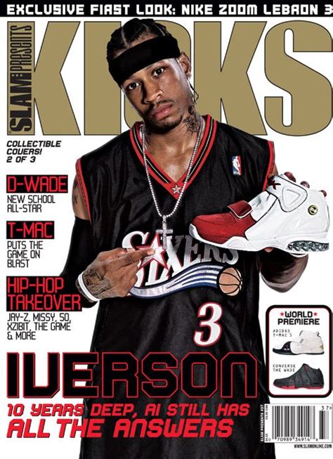 Slam Presents Kicks 8 Philadelphia 76er Allen Iverson Appeared On The Cover Of The Eighth Issue
