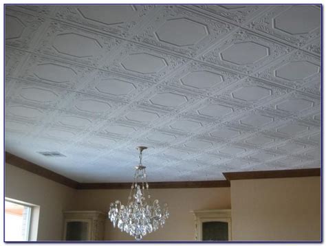 Tin panels offer a distinctive upgrade from standard tile material. Decorative Suspended Ceiling Tiles Uk - Tiles : Home ...