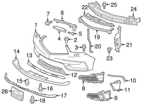 2017 2020 Acura Mdx Face Front Bumper Dot 04711 Tz5 A70zz Plaza