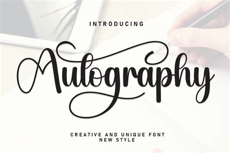 Autography Font By Andikastudio · Creative Fabrica
