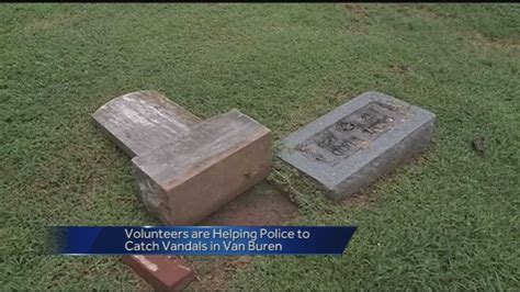 Tombstones Knocked Over At Cemetery