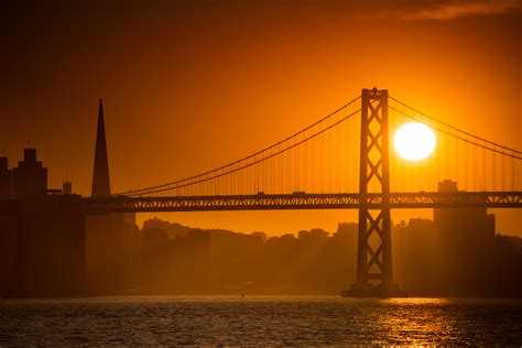San Francisco Sunset From Port Oakland Harold Davis