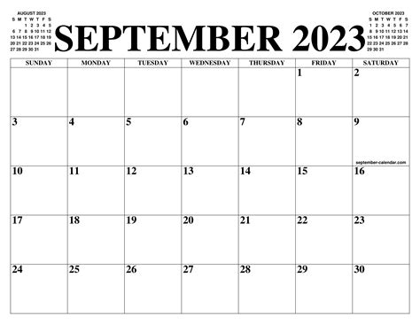 Printable Calendar September 2022 2023 Printable Calendars Images And