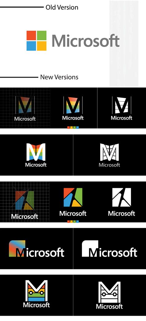 Rebrand Microsoft On Behance