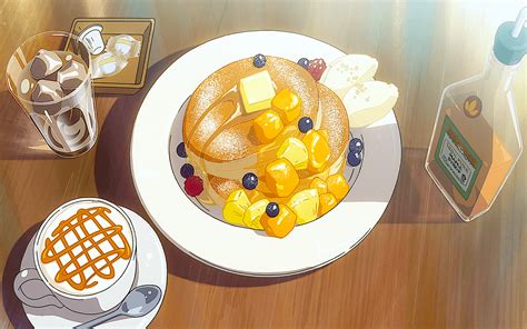 Aesthetic Anime Food Wallpaper
