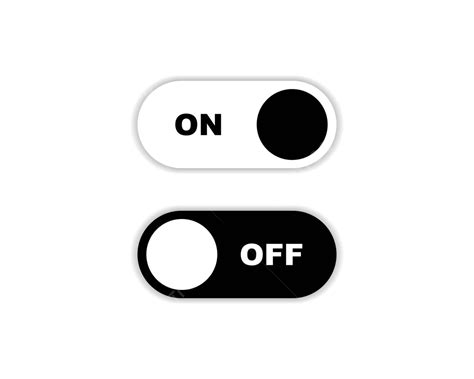 Onoff Slider Icons Setvector Illustration Eps 10 Active Ui Mobile