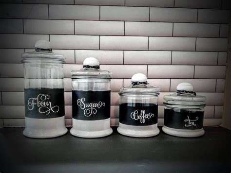 Check spelling or type a new query. White Rustic Modern Farmhouse Kitchen Canister Set Vintage ...