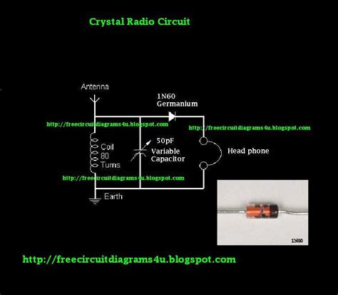 Free Circuit Diagrams 4u Crystal Radio Circuit Diagram