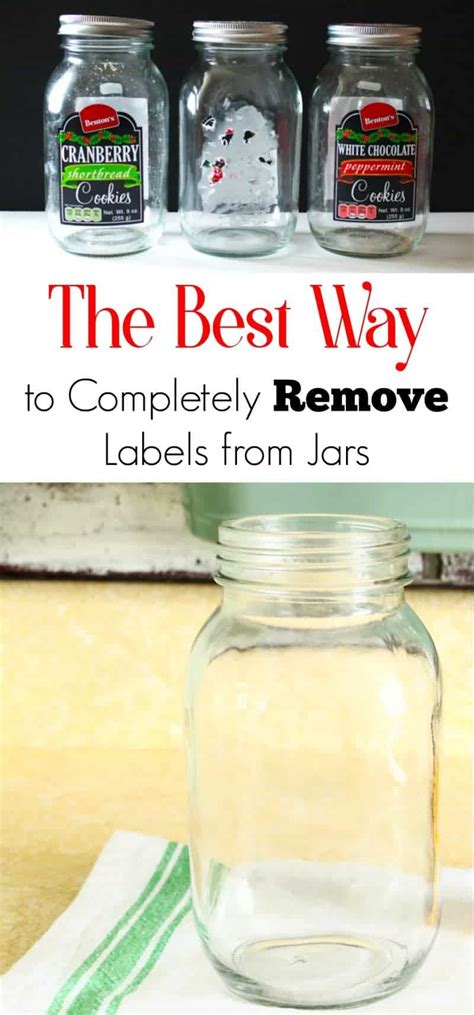 Remove the label from soda bottles to remove the sticky residue. The Best Way to Remove Labels from Glass Jars | The How-To ...