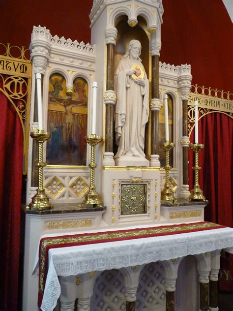 Renovations To Sacred Heart Altar St Marys Calton